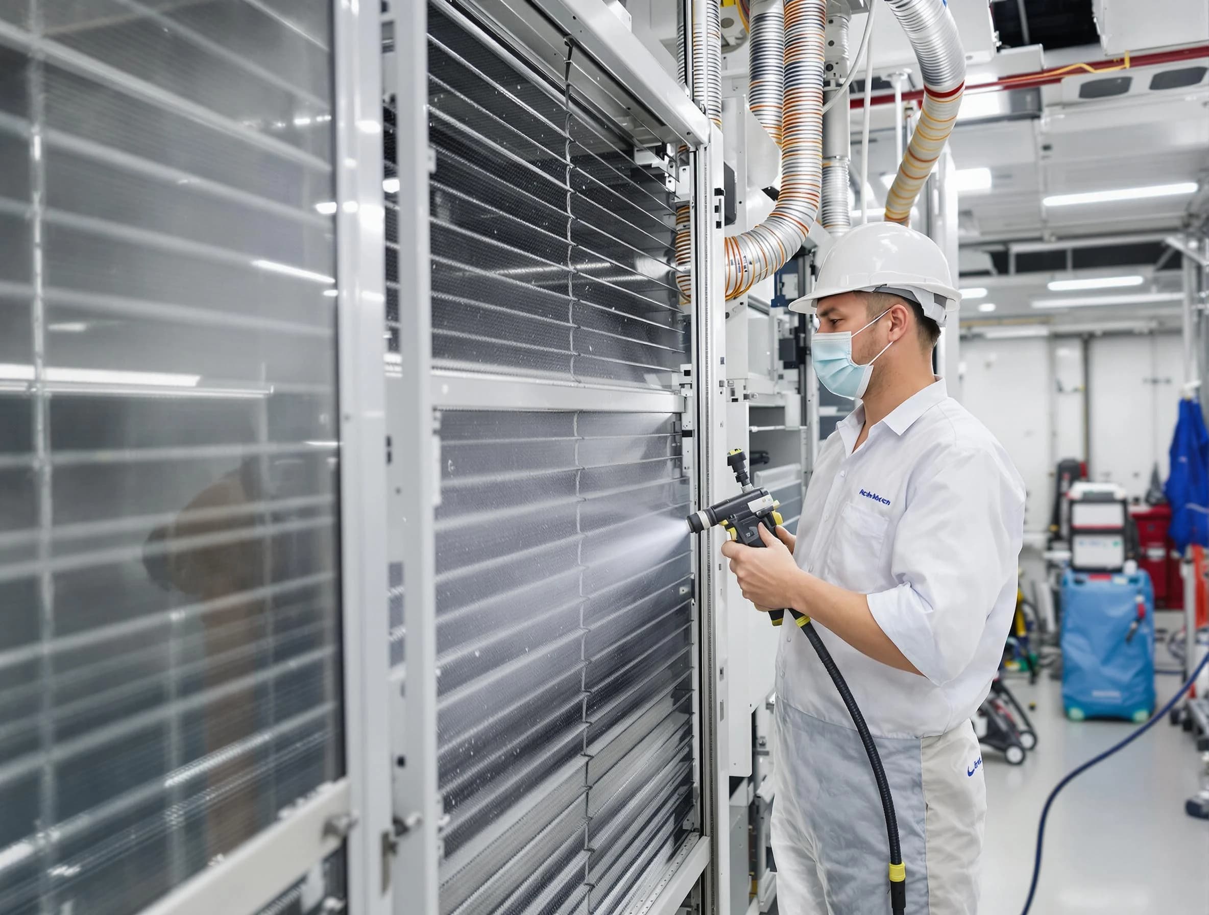 Professional AC coil cleaning by Moon Air Duct Cleaning in Moon