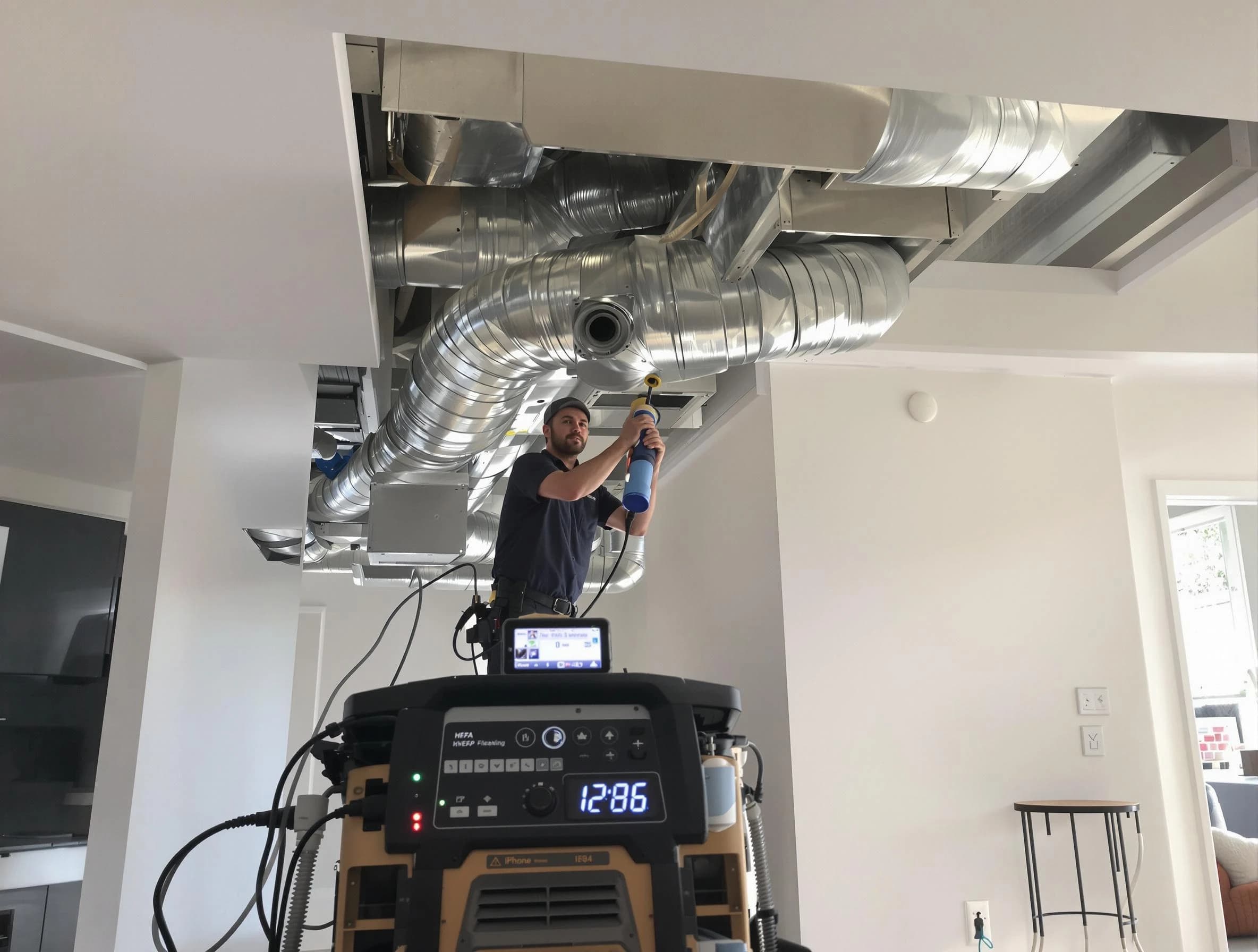 Advanced pure air duct cleaning by Moon Air Duct Cleaning in Moon